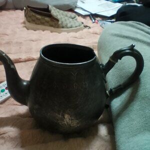 Vintage silver tea pot